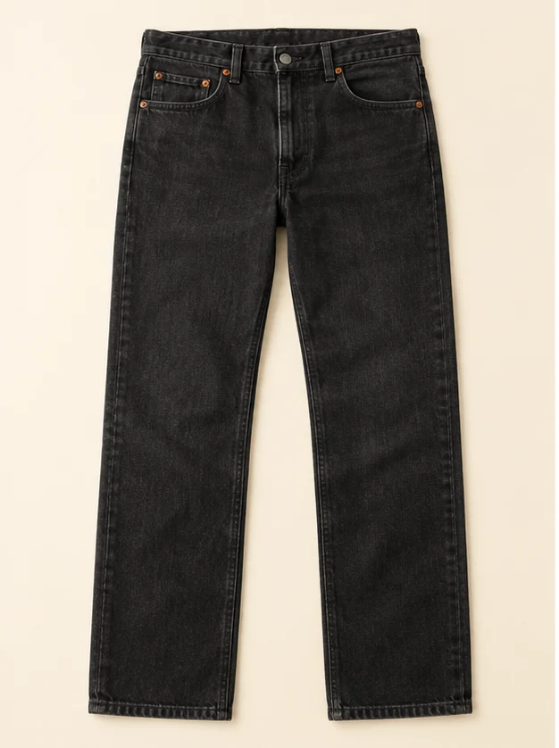 Coal Yard Straight — Black, front view