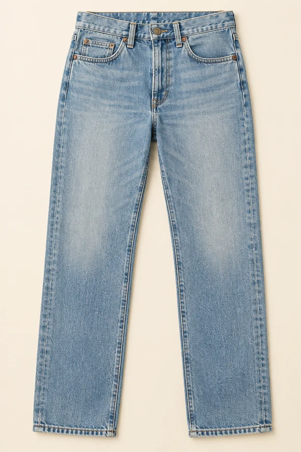 Sunday Straight in Light blue, front view